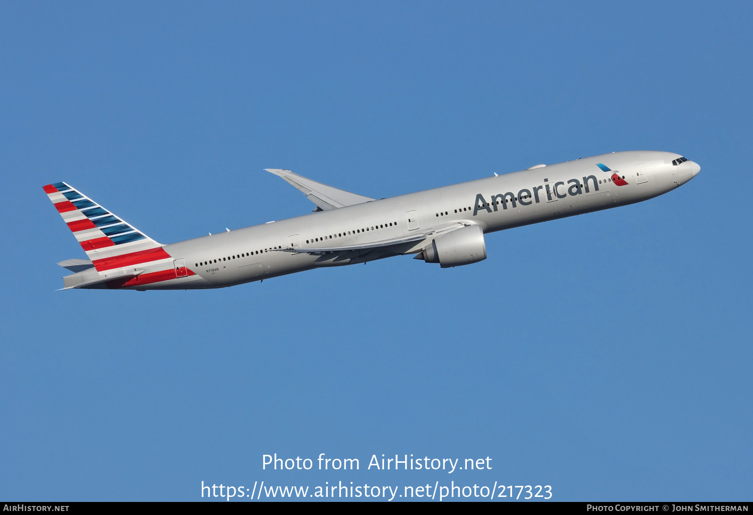 Aircraft Photo of N718AN | Boeing 777-323/ER | American Airlines | AirHistory.net #217323