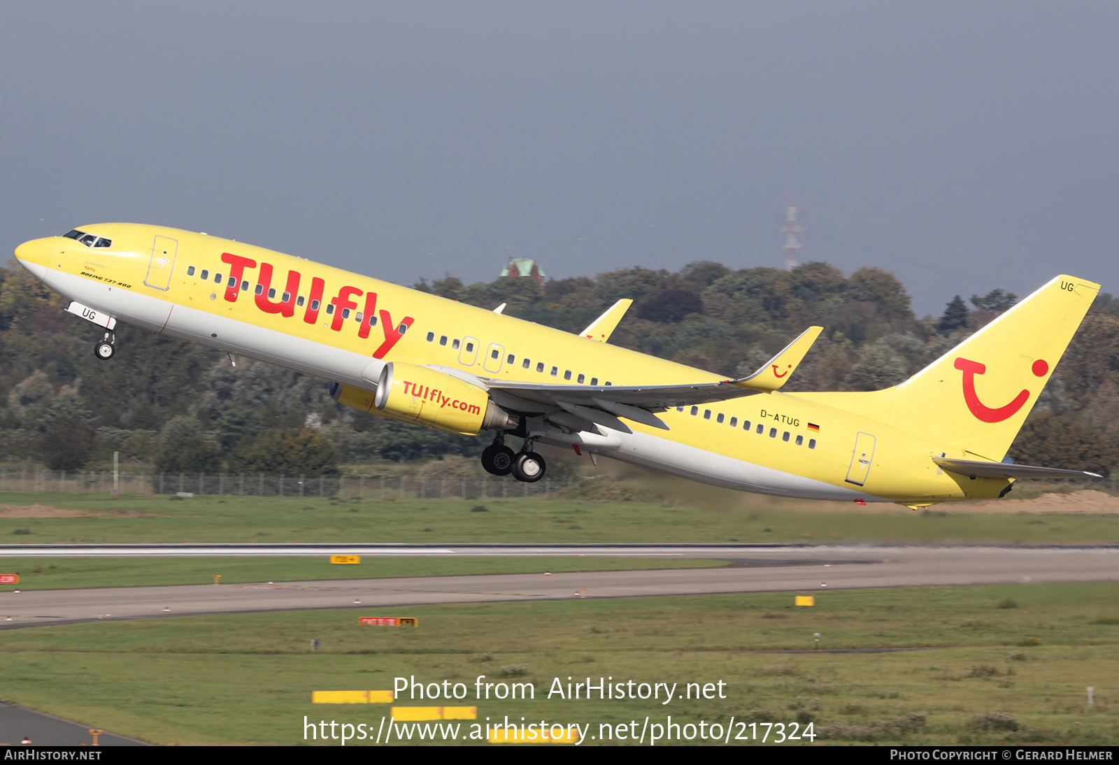 Aircraft Photo of D-ATUG | Boeing 737-8K5 | TUIfly | AirHistory.net #217324