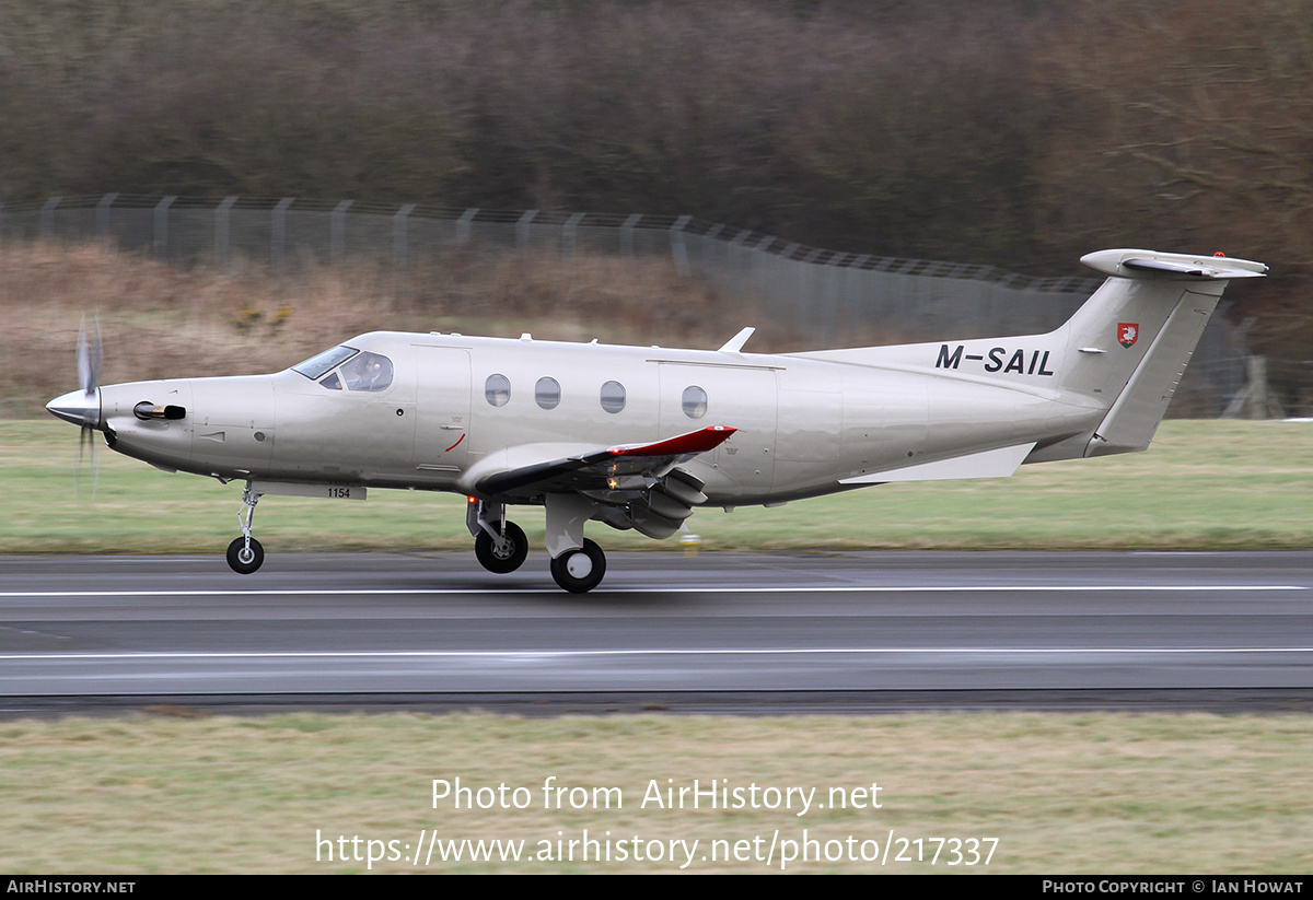 Aircraft Photo of M-SAIL | Pilatus PC-12NG (PC-12/47E) | AirHistory.net #217337