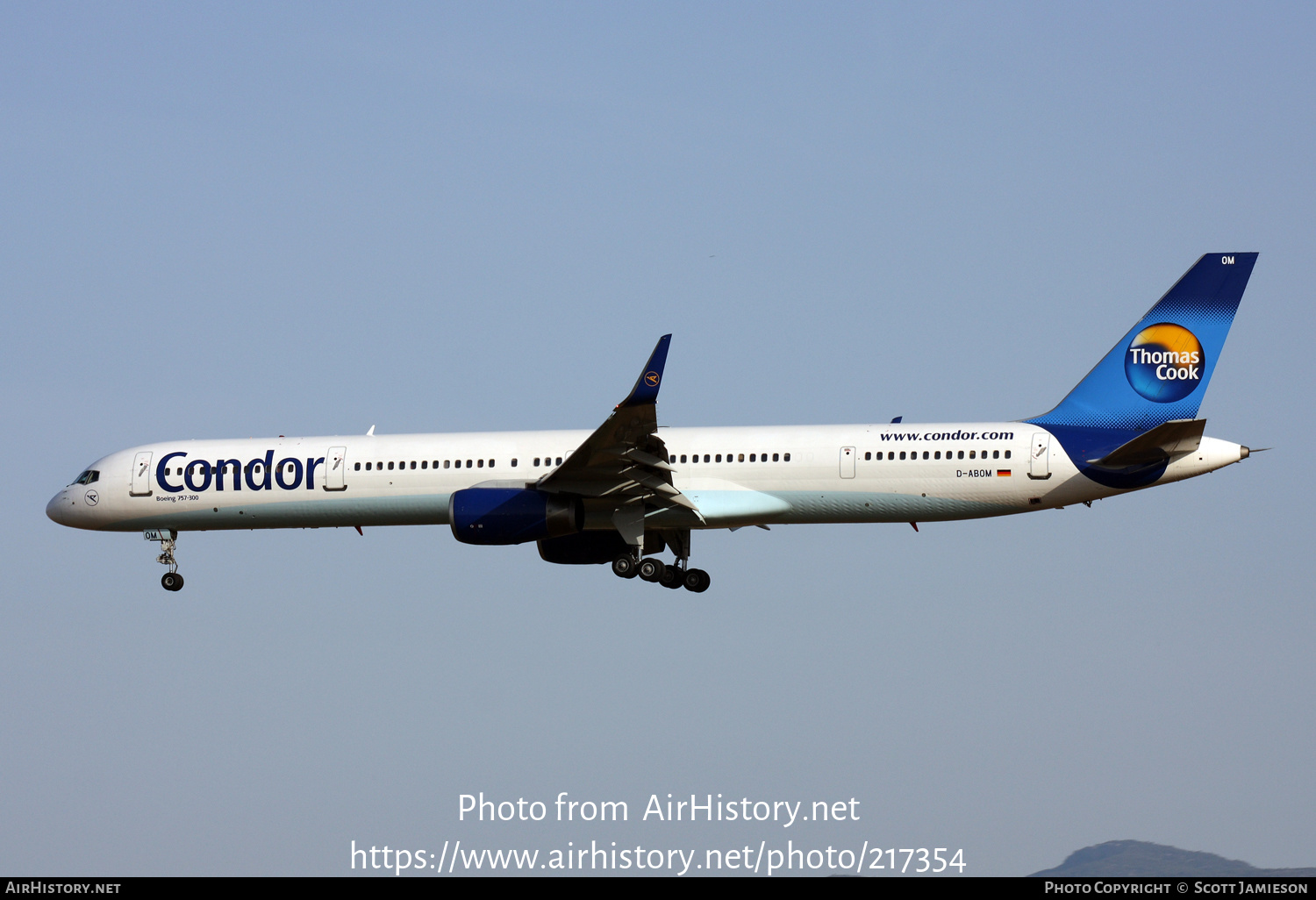 Aircraft Photo of D-ABOM | Boeing 757-330 | Condor Flugdienst | AirHistory.net #217354