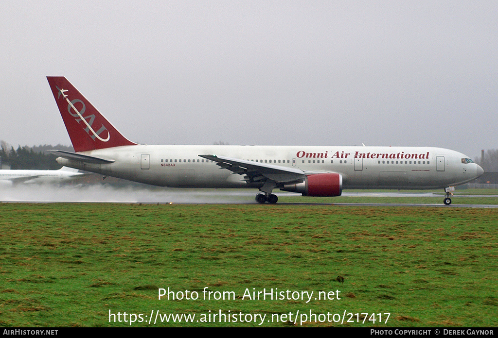 Aircraft Photo of N342AX | Boeing 767-328/ER | Omni Air International - OAI | AirHistory.net #217417