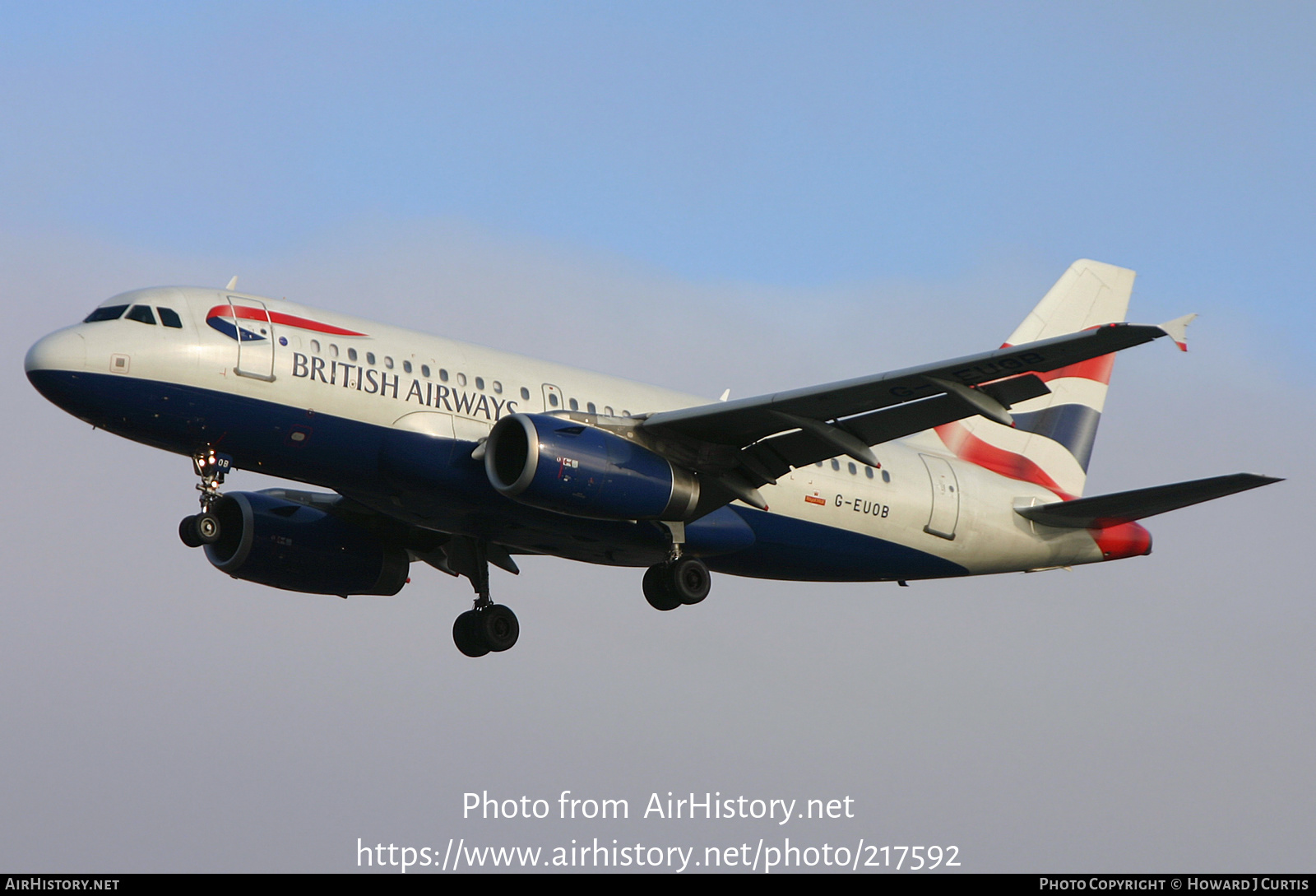 Aircraft Photo of G-EUOB | Airbus A319-131 | British Airways | AirHistory.net #217592