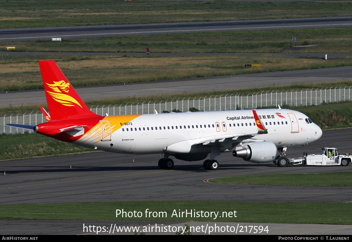 Aircraft Photo of B-8072 | Airbus A320-214 | Capital Airlines | AirHistory.net #217594