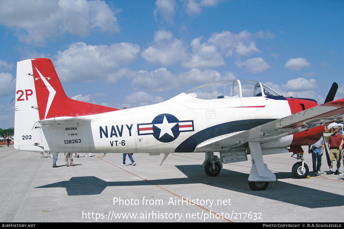 Aircraft Photo of N63NA / 138263 | North American T-28B Trojan | USA - Navy | AirHistory.net #217632