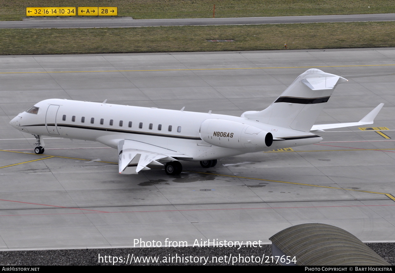 Aircraft Photo of N806AS | Bombardier Global 6000 (BD-700-1A10) | AirHistory.net #217654