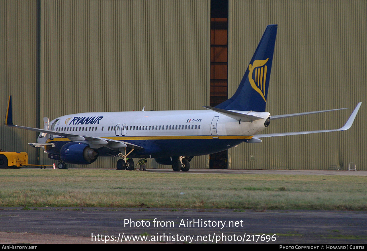 Aircraft Photo of EI-CSX | Boeing 737-8AS | Ryanair | AirHistory.net #217696