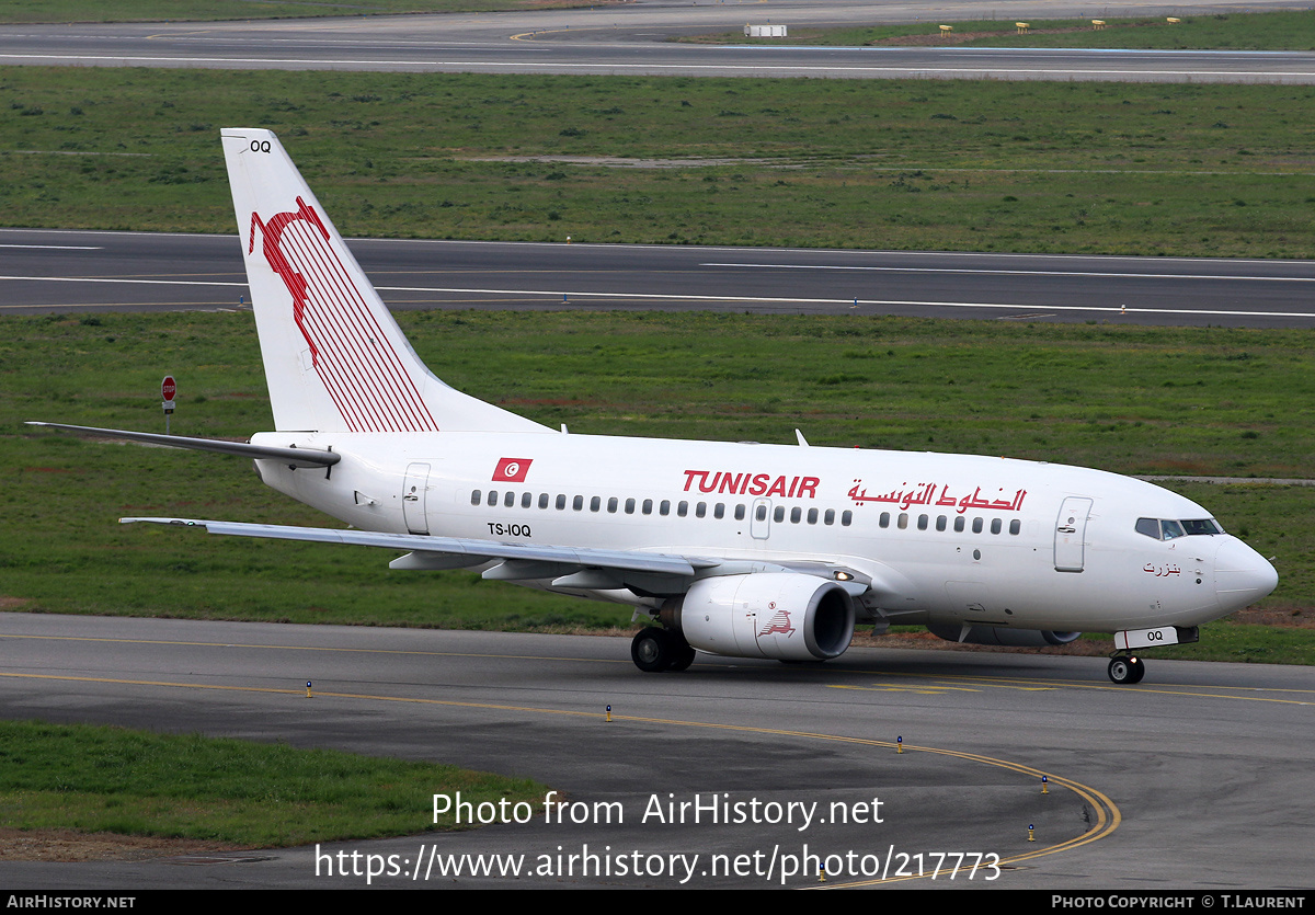 Aircraft Photo of TS-IOQ | Boeing 737-6H3 | Tunisair | AirHistory.net #217773