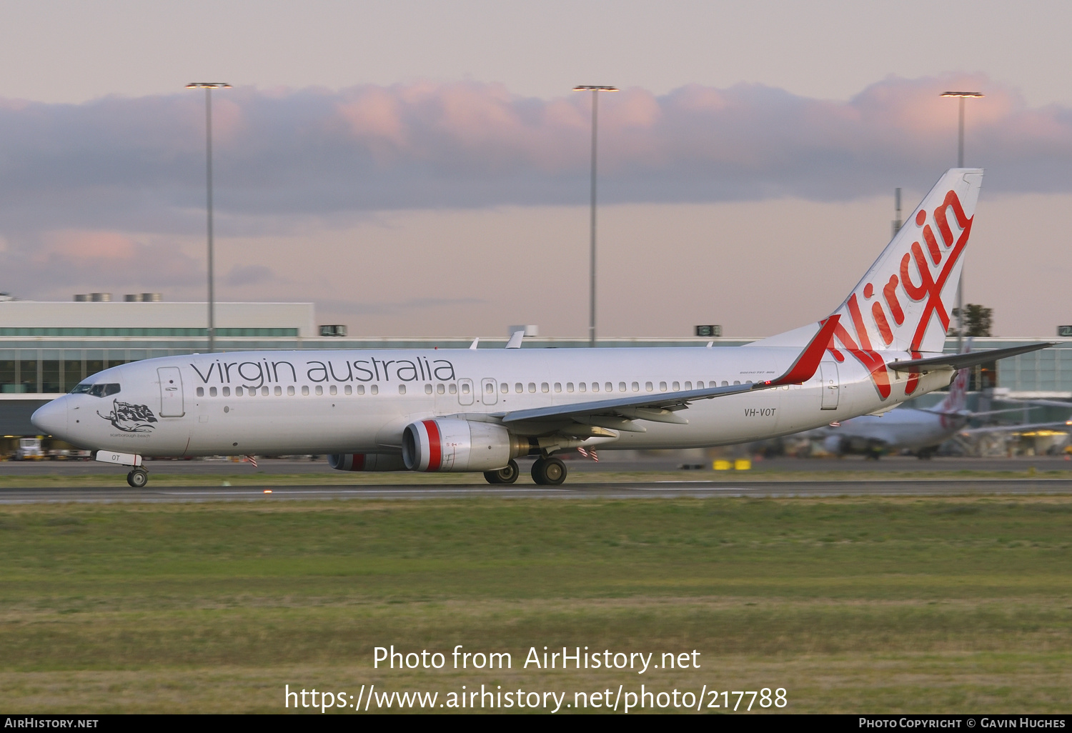 Aircraft Photo of VH-VOT | Boeing 737-8FE | Virgin Australia Airlines | AirHistory.net #217788