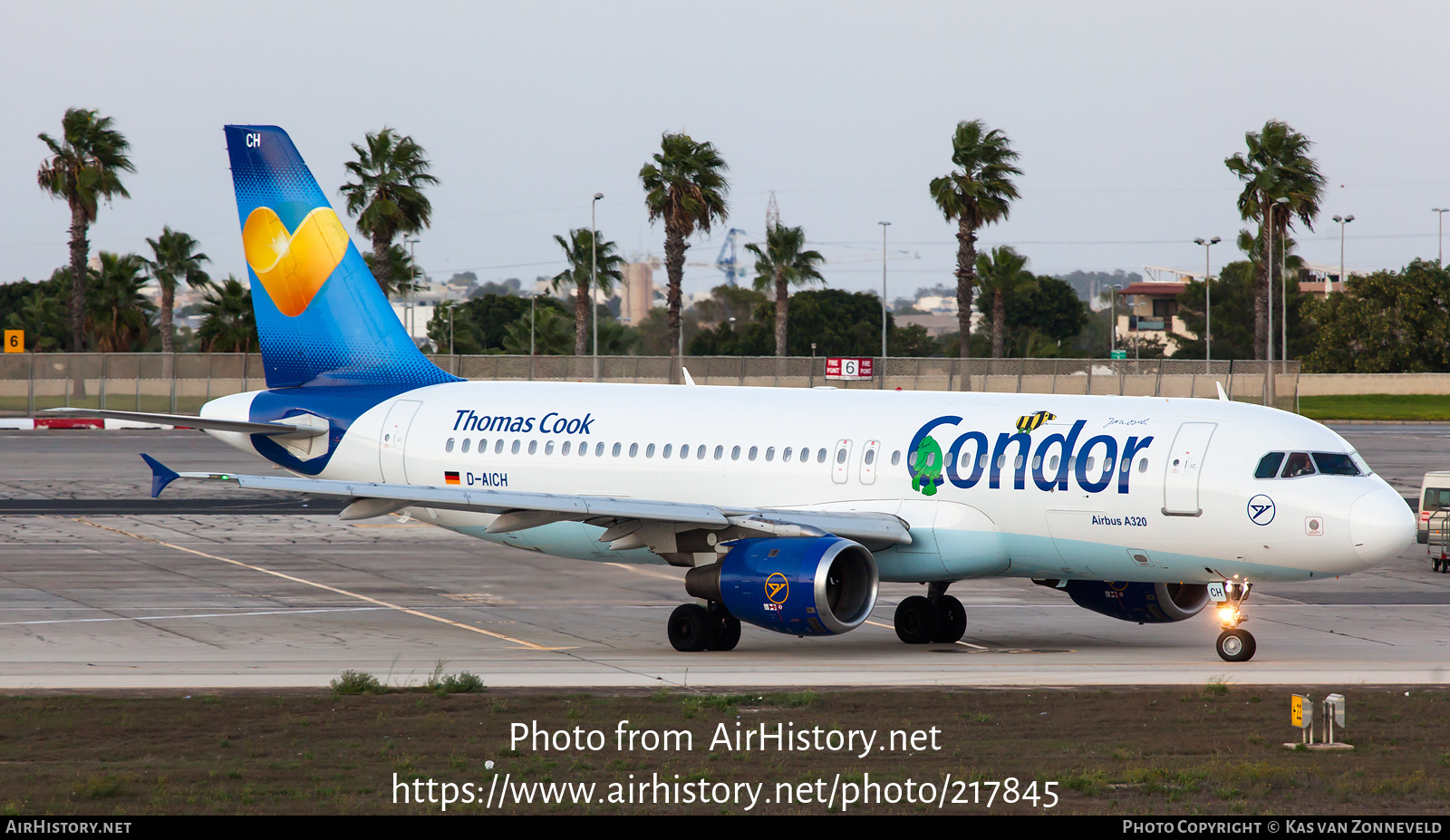 Aircraft Photo of D-AICH | Airbus A320-212 | Condor Flugdienst | AirHistory.net #217845