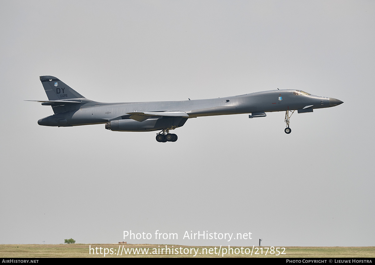 Aircraft Photo of 86-0125 / AF86-125 | Rockwell B-1B Lancer | USA - Air Force | AirHistory.net #217852