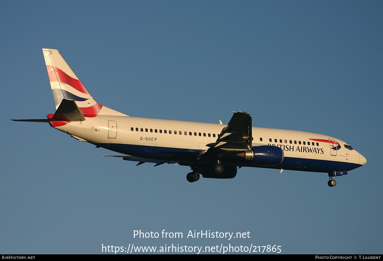 Aircraft Photo of G-DOCP | Boeing 737-436 | British Airways | AirHistory.net #217865