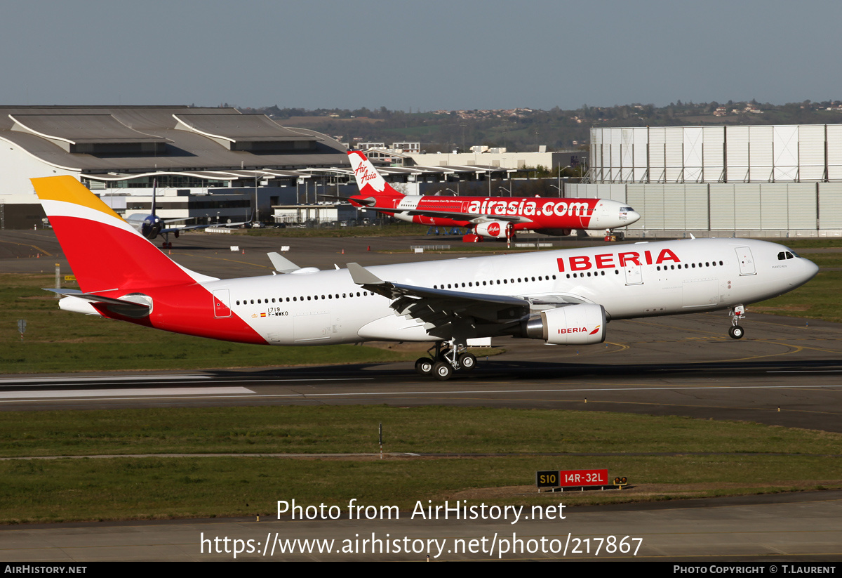 Aircraft Photo of F-WWKO | Airbus A330-202 | Iberia | AirHistory.net #217867