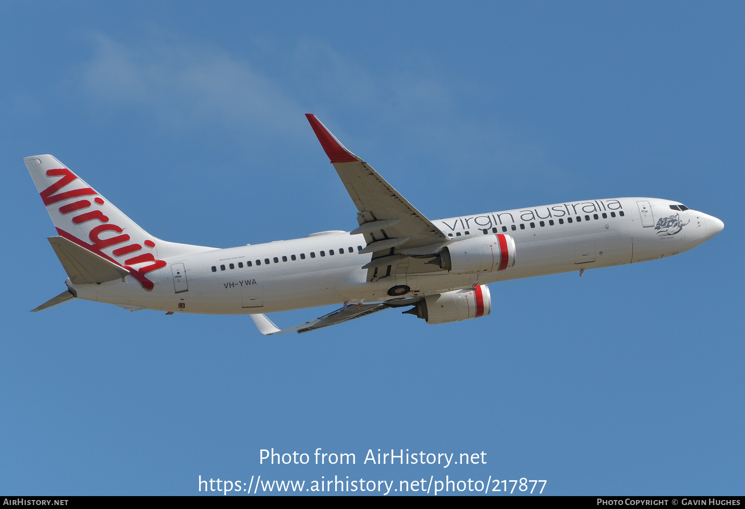 Aircraft Photo of VH-YWA | Boeing 737-8FE | Virgin Australia Airlines | AirHistory.net #217877