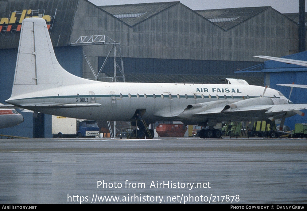 Aircraft Photo of G-BDLZ | Bristol 175 Britannia 253F | Air Faisal | AirHistory.net #217878