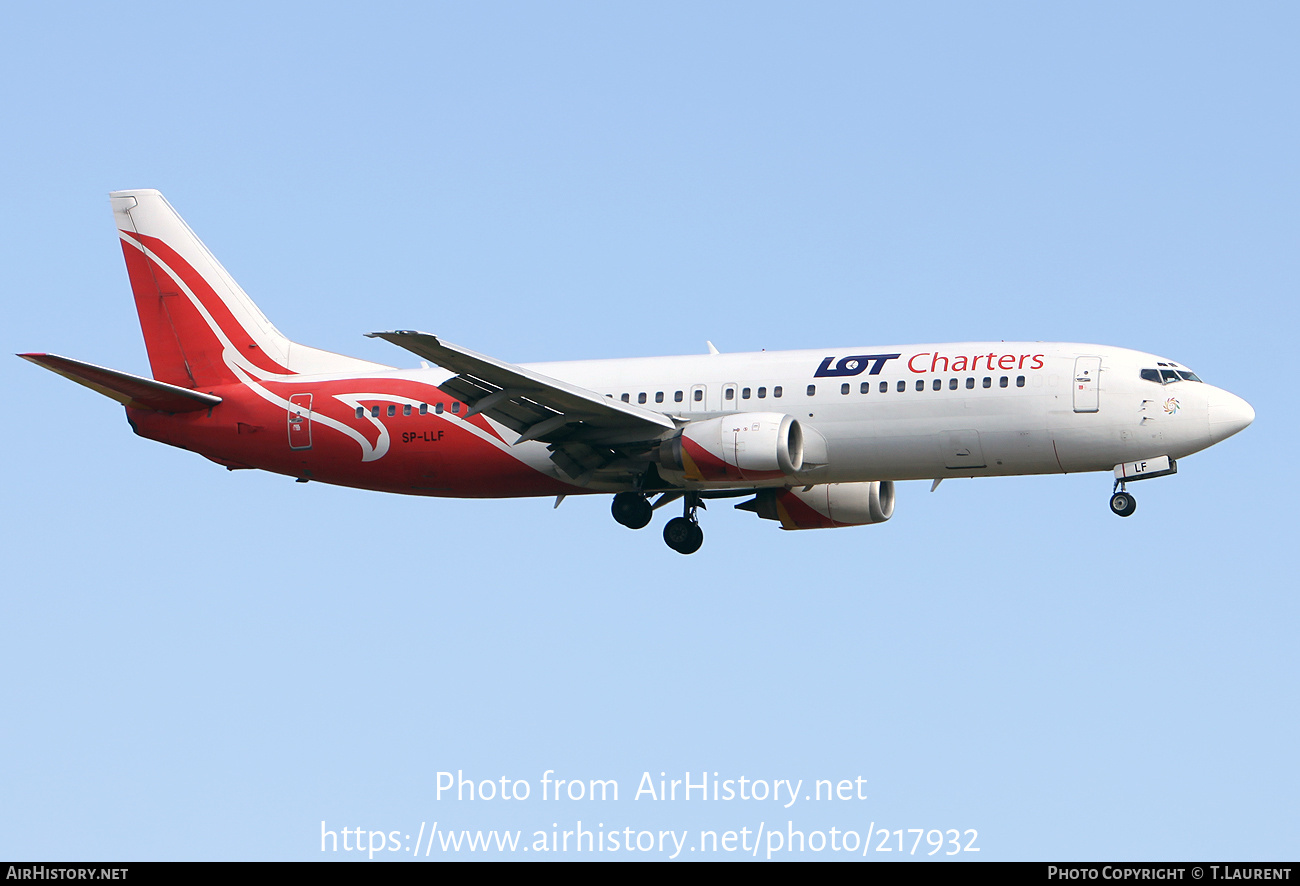 Aircraft Photo of SP-LLF | Boeing 737-45D | LOT Charters | AirHistory.net #217932