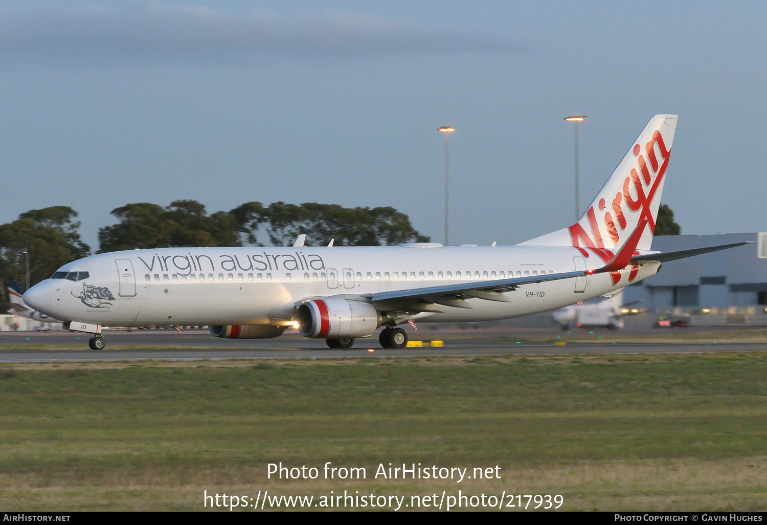 Aircraft Photo of VH-YID | Boeing 737-8FE | Virgin Australia Airlines | AirHistory.net #217939