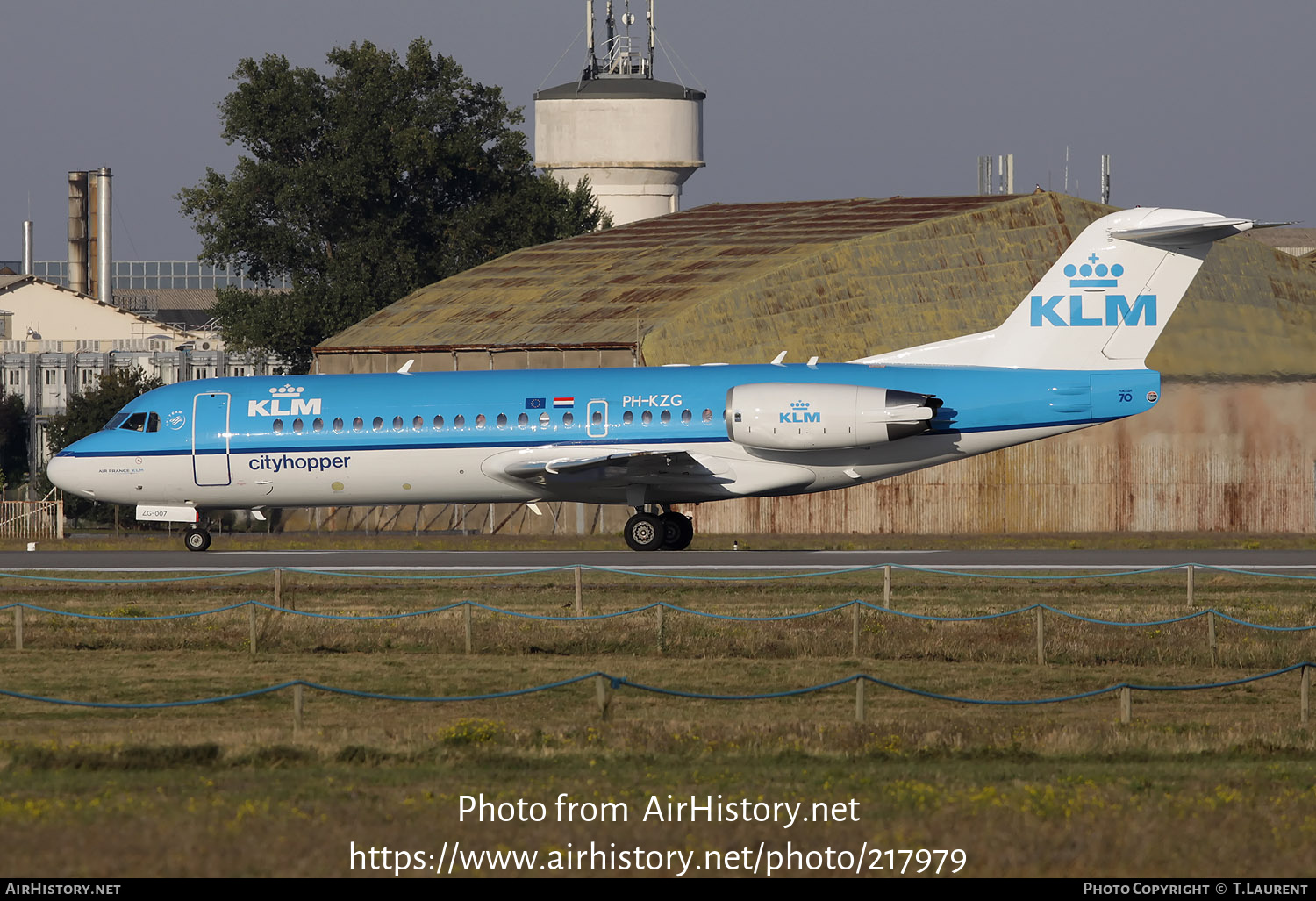 Aircraft Photo of PH-KZG | Fokker 70 (F28-0070) | KLM Cityhopper | AirHistory.net #217979