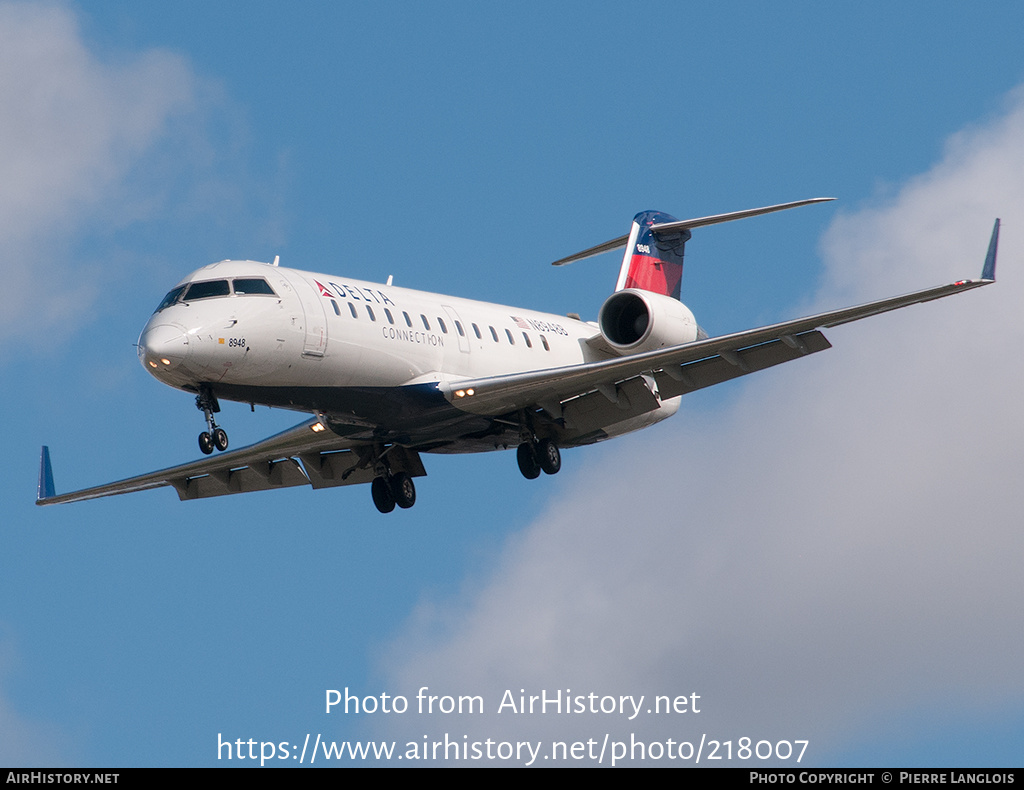 Aircraft Photo of N8948B | Bombardier CRJ-200ER (CL-600-2B19) | Delta Connection | AirHistory.net #218007