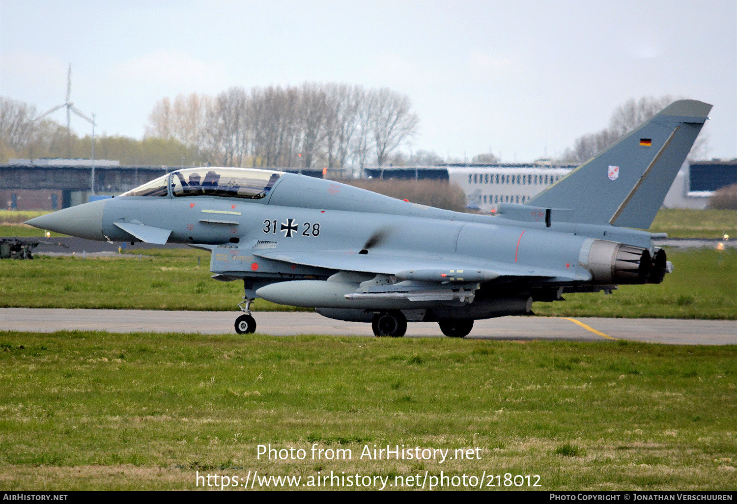 Aircraft Photo of 3128 | Eurofighter EF-2000 Typhoon T | Germany - Air Force | AirHistory.net #218012