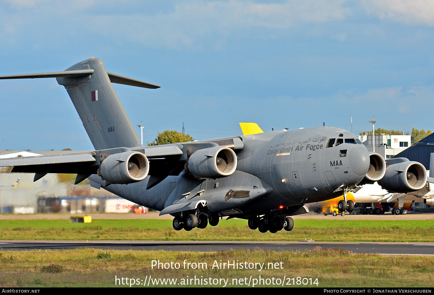 Aircraft Photo of A7-MAA / MAA | Boeing C-17A Globemaster III | Qatar - Air Force | AirHistory.net #218014