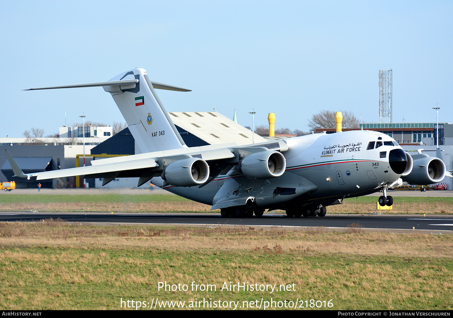 Aircraft Photo of KAF343 | Boeing C-17A Globemaster III | Kuwait - Air Force | AirHistory.net #218016