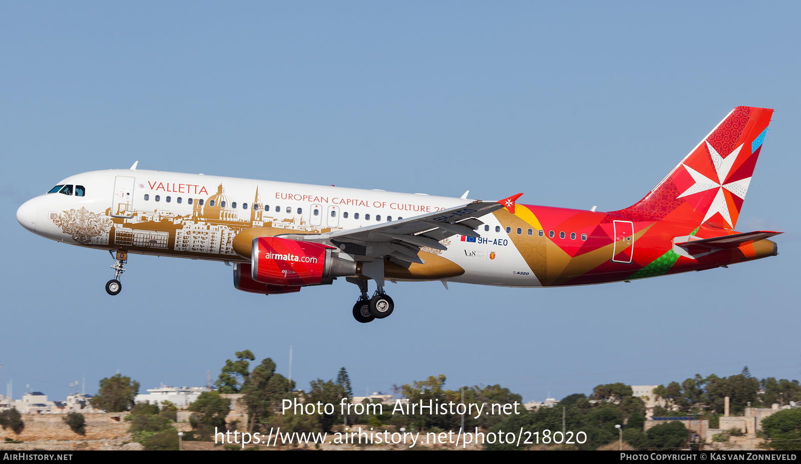 Aircraft Photo of 9H-AEO | Airbus A320-214 | Air Malta | AirHistory.net #218020