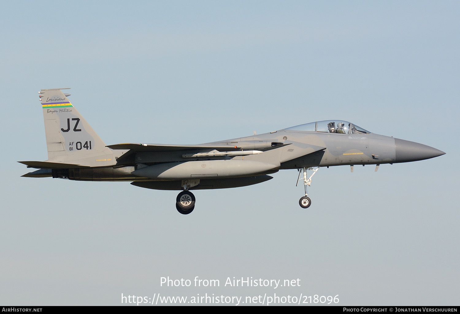 Aircraft Photo of 81-0041 / AF81-041 | McDonnell Douglas F-15C Eagle | USA - Air Force | AirHistory.net #218096