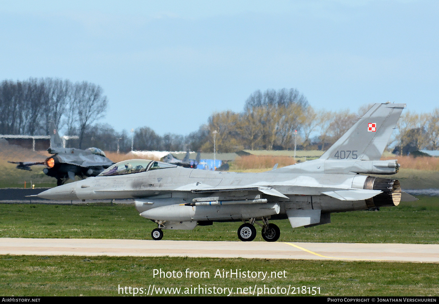 Aircraft Photo of 4075 | General Dynamics F-16C Fighting Falcon | Poland - Air Force | AirHistory.net #218151