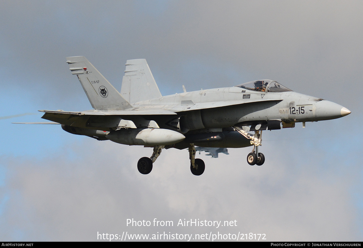 Aircraft Photo of C15-57 | McDonnell Douglas EF-18M Hornet | Spain - Air Force | AirHistory.net #218172