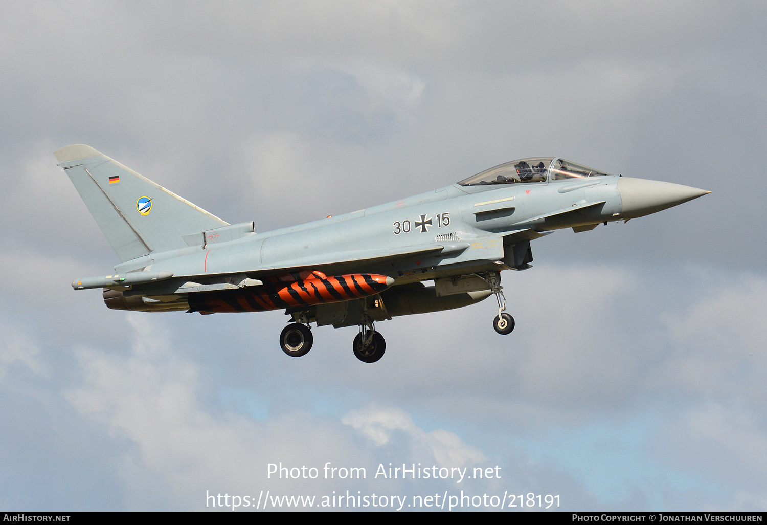 Aircraft Photo of 3015 | Eurofighter EF-2000 Typhoon S | Germany - Air Force | AirHistory.net #218191