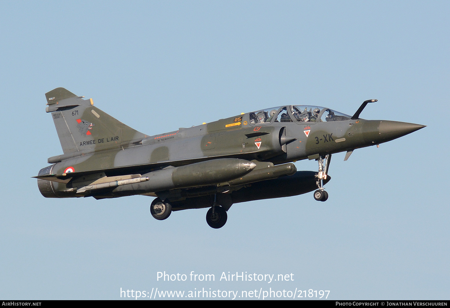 Aircraft Photo of 671 | Dassault Mirage 2000D | France - Air Force | AirHistory.net #218197