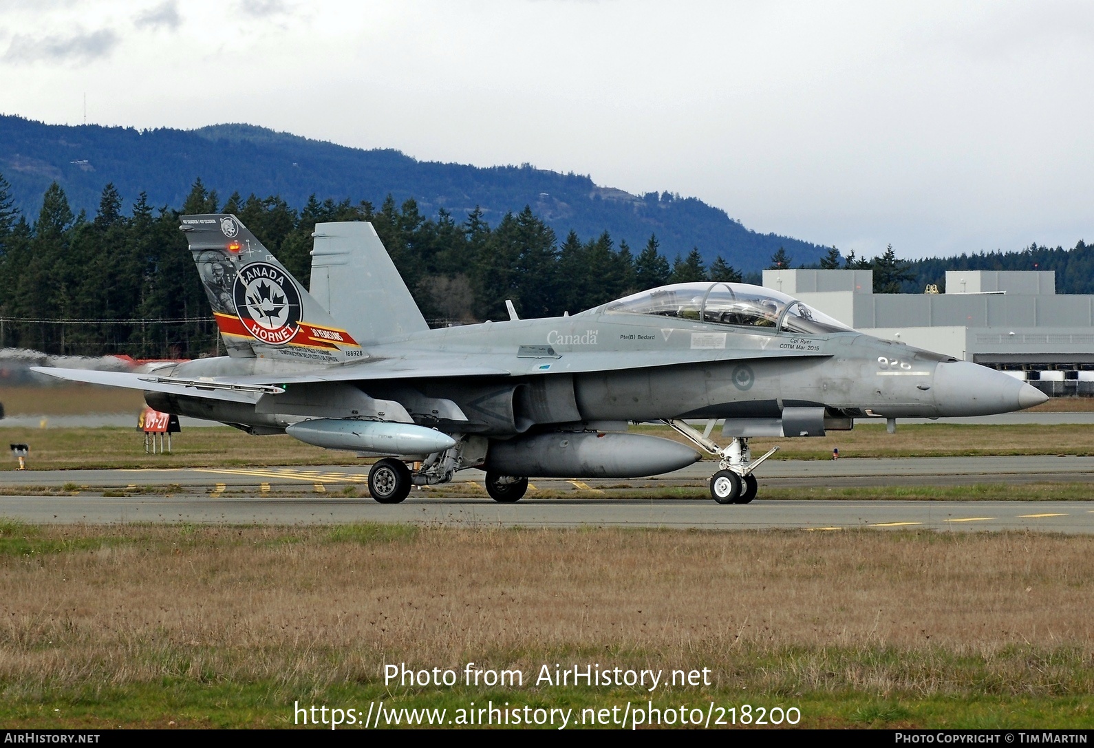 Aircraft Photo of 188928 | McDonnell Douglas CF-188B Hornet | Canada - Air Force | AirHistory.net #218200