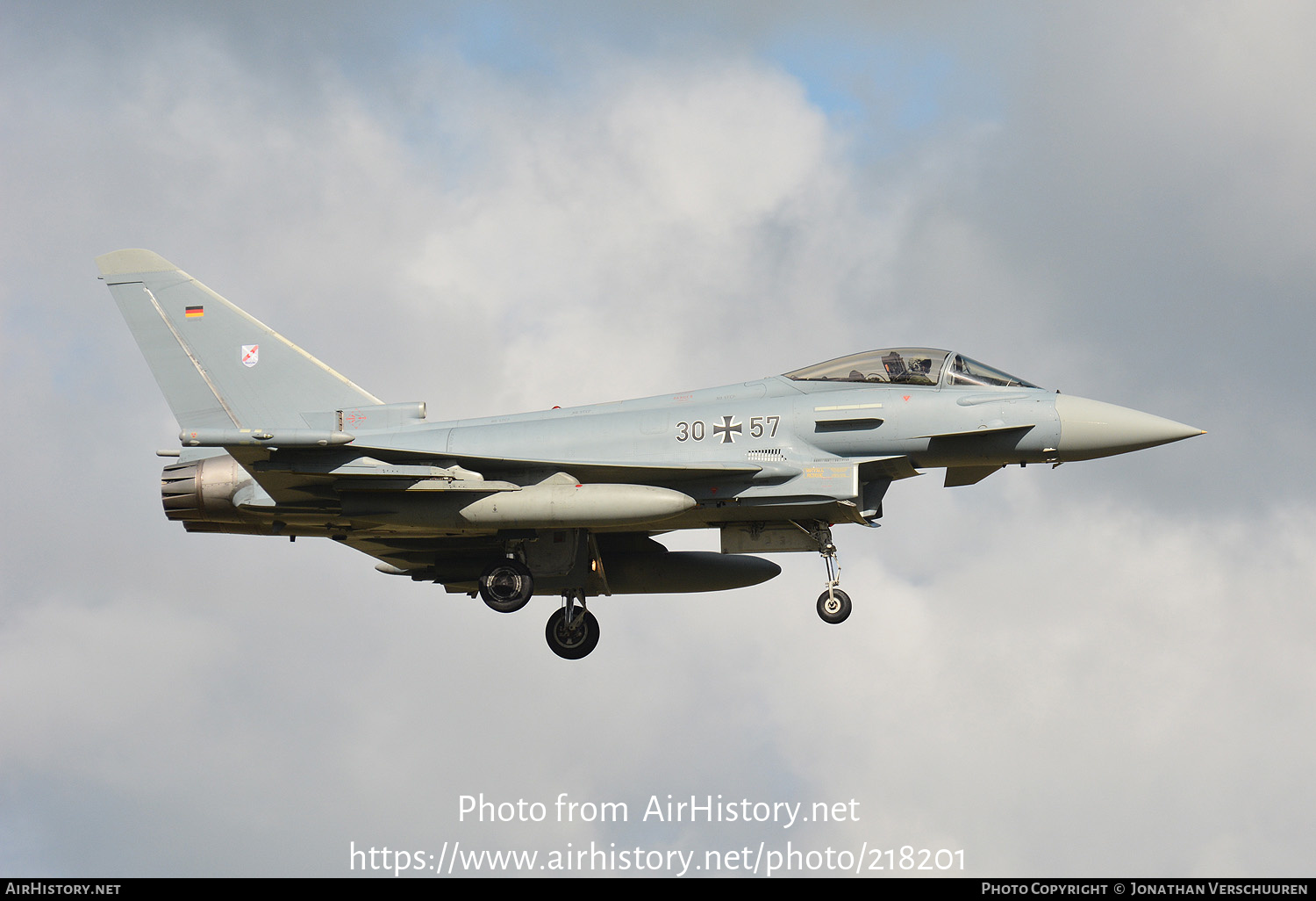 Aircraft Photo of 3057 | Eurofighter EF-2000 Typhoon S | Germany - Air Force | AirHistory.net #218201