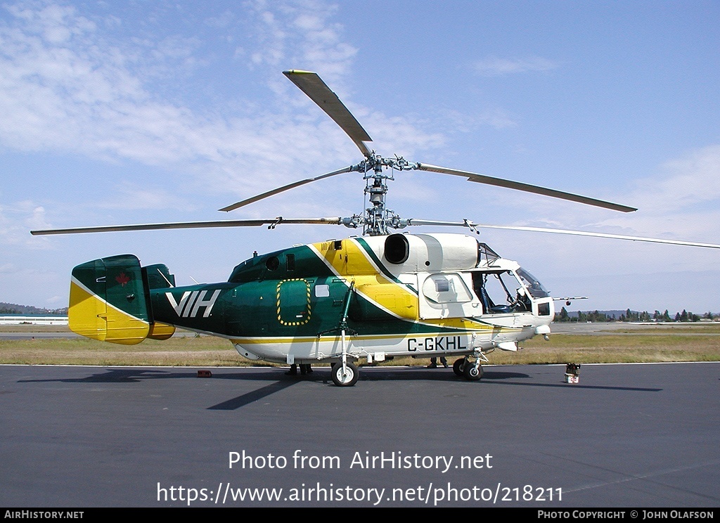 Aircraft Photo of C-GKHL | Kamov Ka-32A11BC | VIH - Vancouver Island Helicopters | AirHistory.net #218211