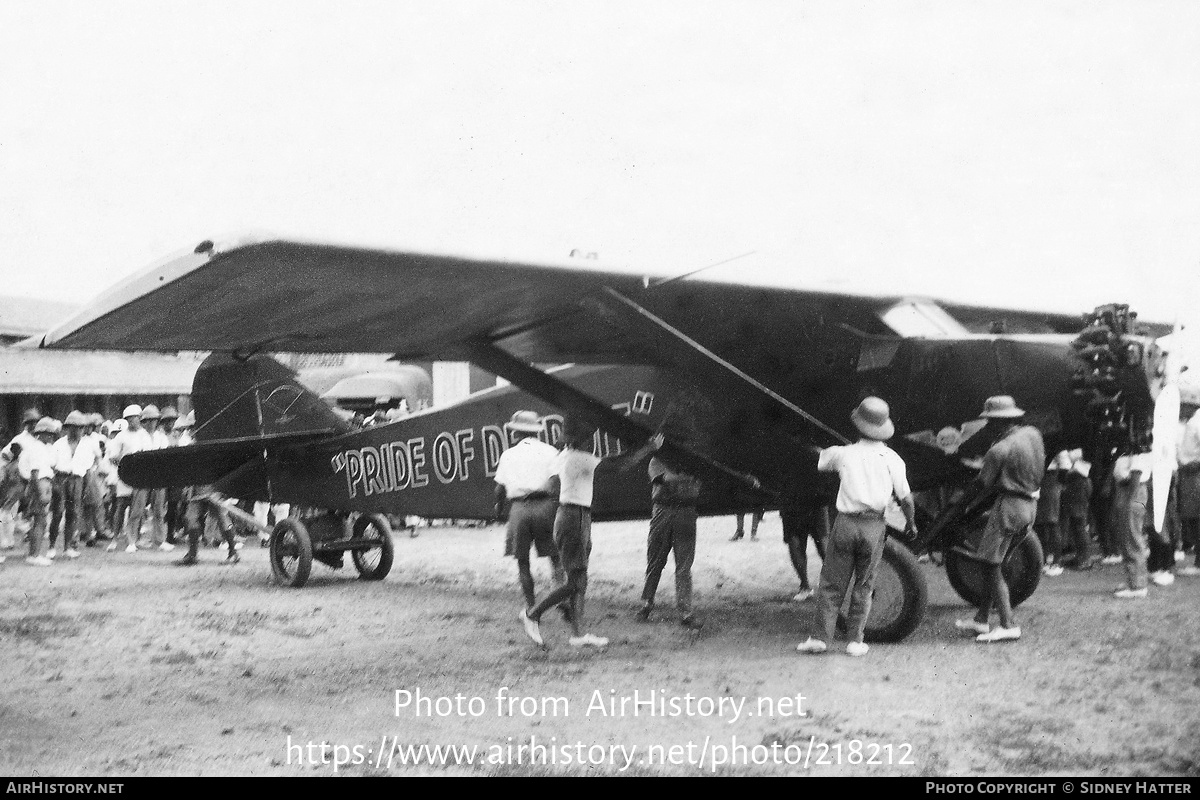 Aircraft Photo of NC857 | Stinson SM-1 Detroiter | AirHistory.net #218212