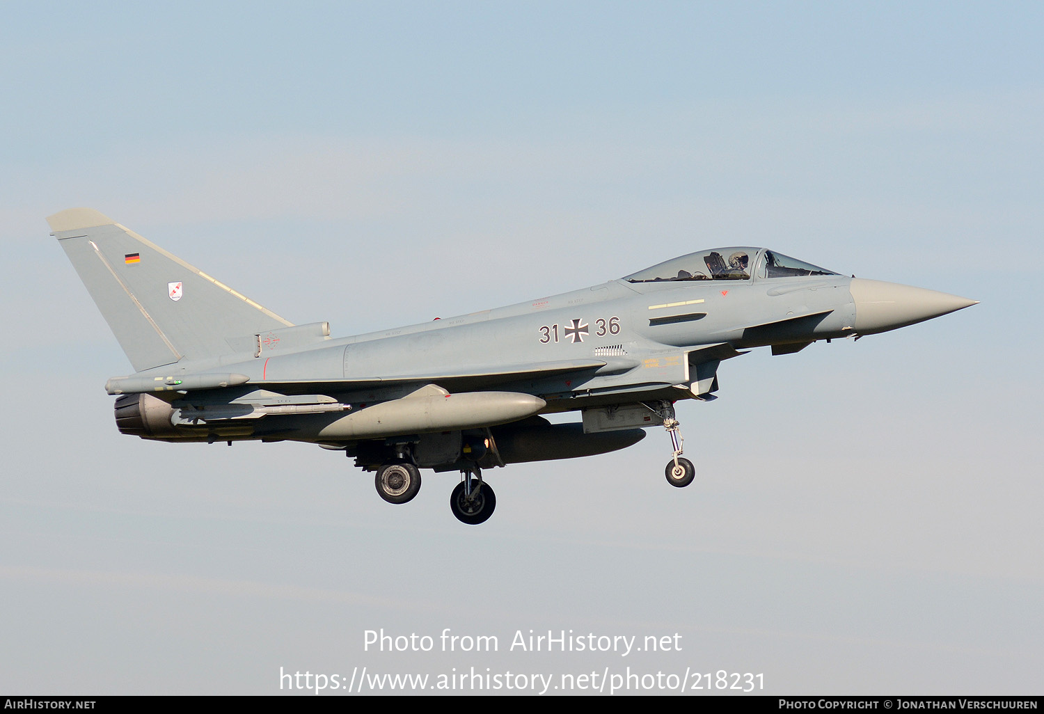 Aircraft Photo of 3136 | Eurofighter EF-2000 Typhoon S | Germany - Air Force | AirHistory.net #218231