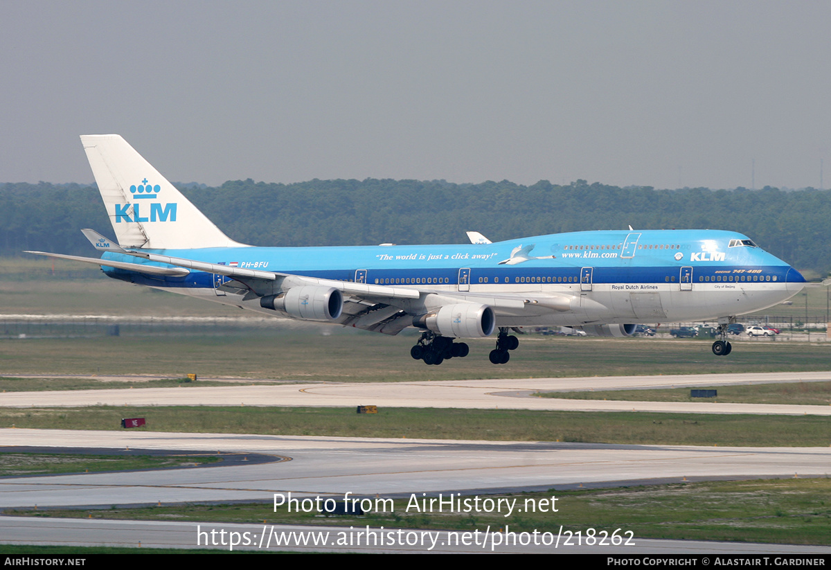 Aircraft Photo of PH-BFU | Boeing 747-406M | KLM - Royal Dutch Airlines | AirHistory.net #218262