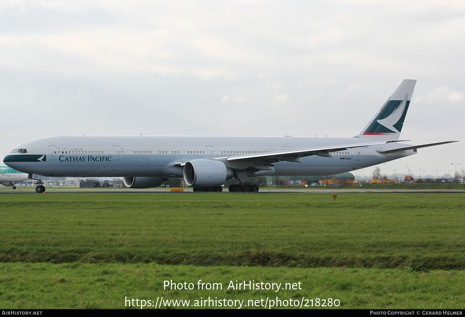 Aircraft Photo of B-KQS | Boeing 777-367/ER | Cathay Pacific Airways | AirHistory.net #218280