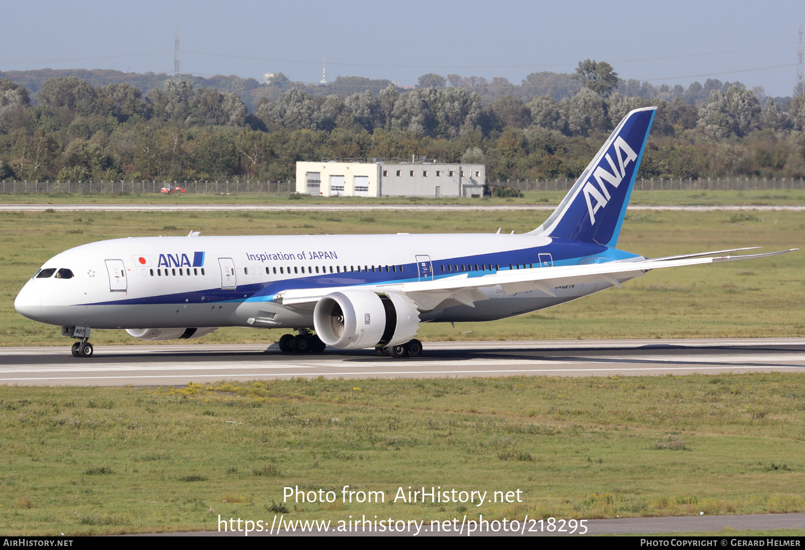 Aircraft Photo of JA827A | Boeing 787-8 Dreamliner | All Nippon Airways - ANA | AirHistory.net #218295