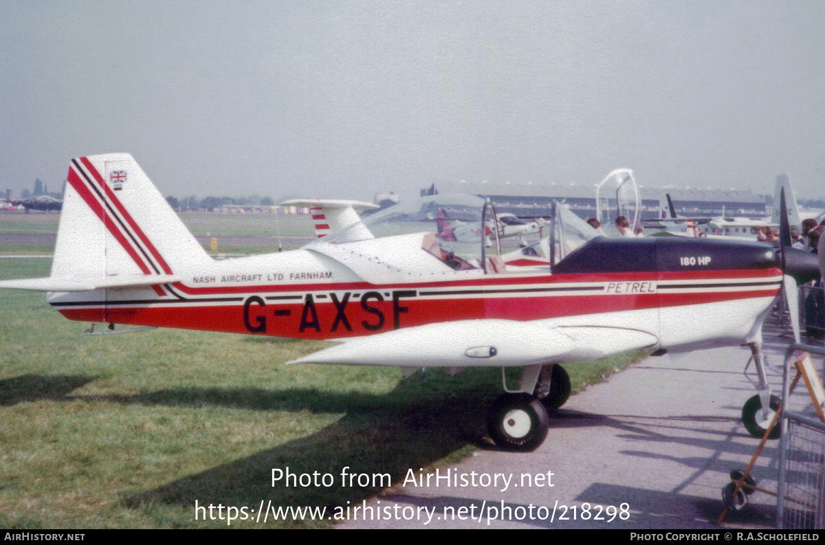 Aircraft Photo of G-AXSF | Nash Petrel | Nash Aircraft | AirHistory.net #218298