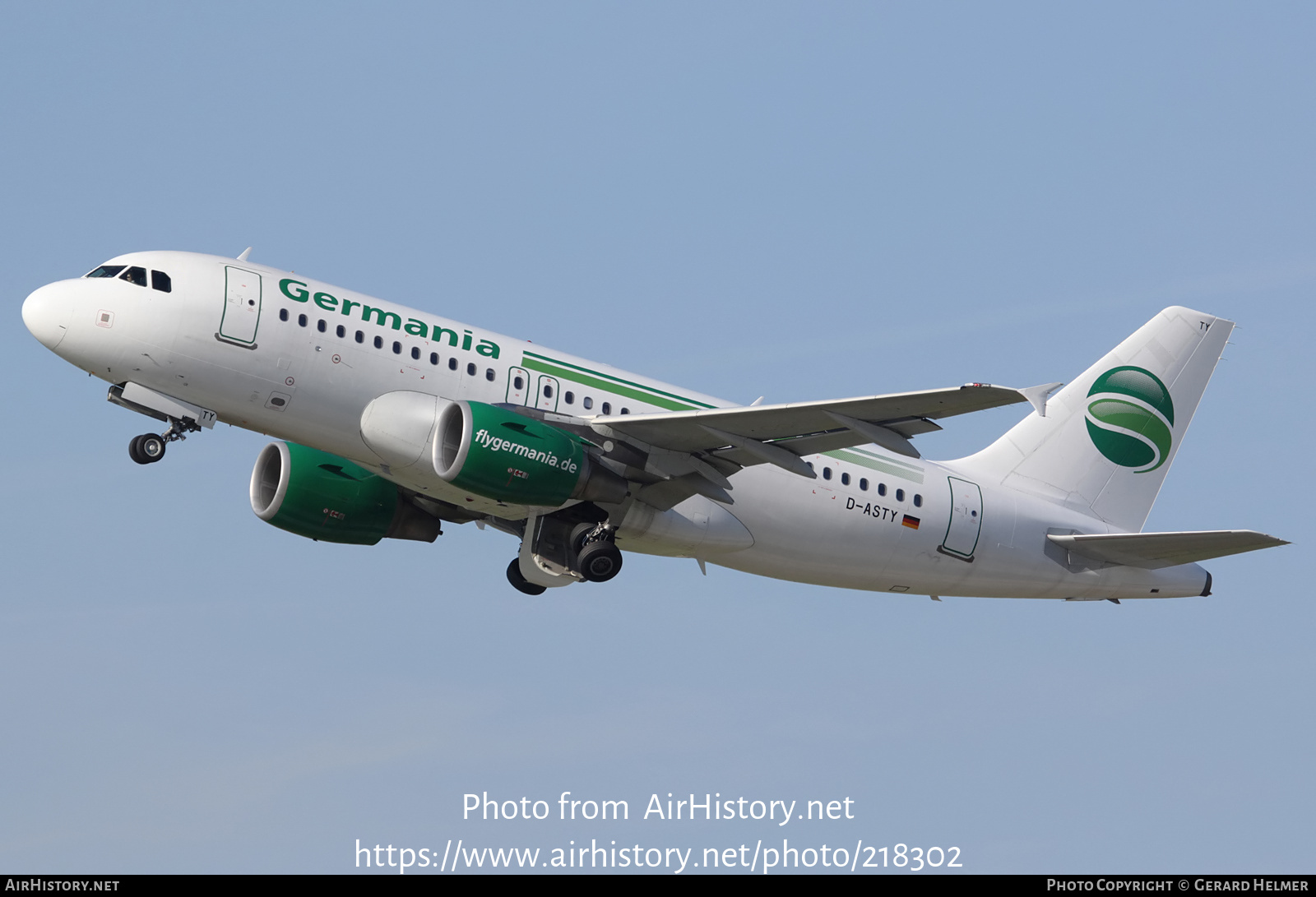 Aircraft Photo of D-ASTY | Airbus A319-112 | Germania | AirHistory.net #218302