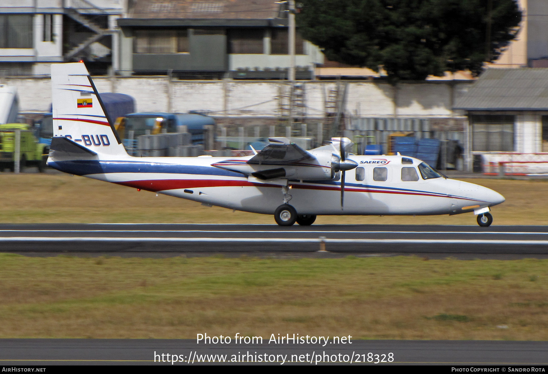 Aircraft Photo of HC-BUD | Gulfstream American 690C Jetprop 840 | Saereo | AirHistory.net #218328