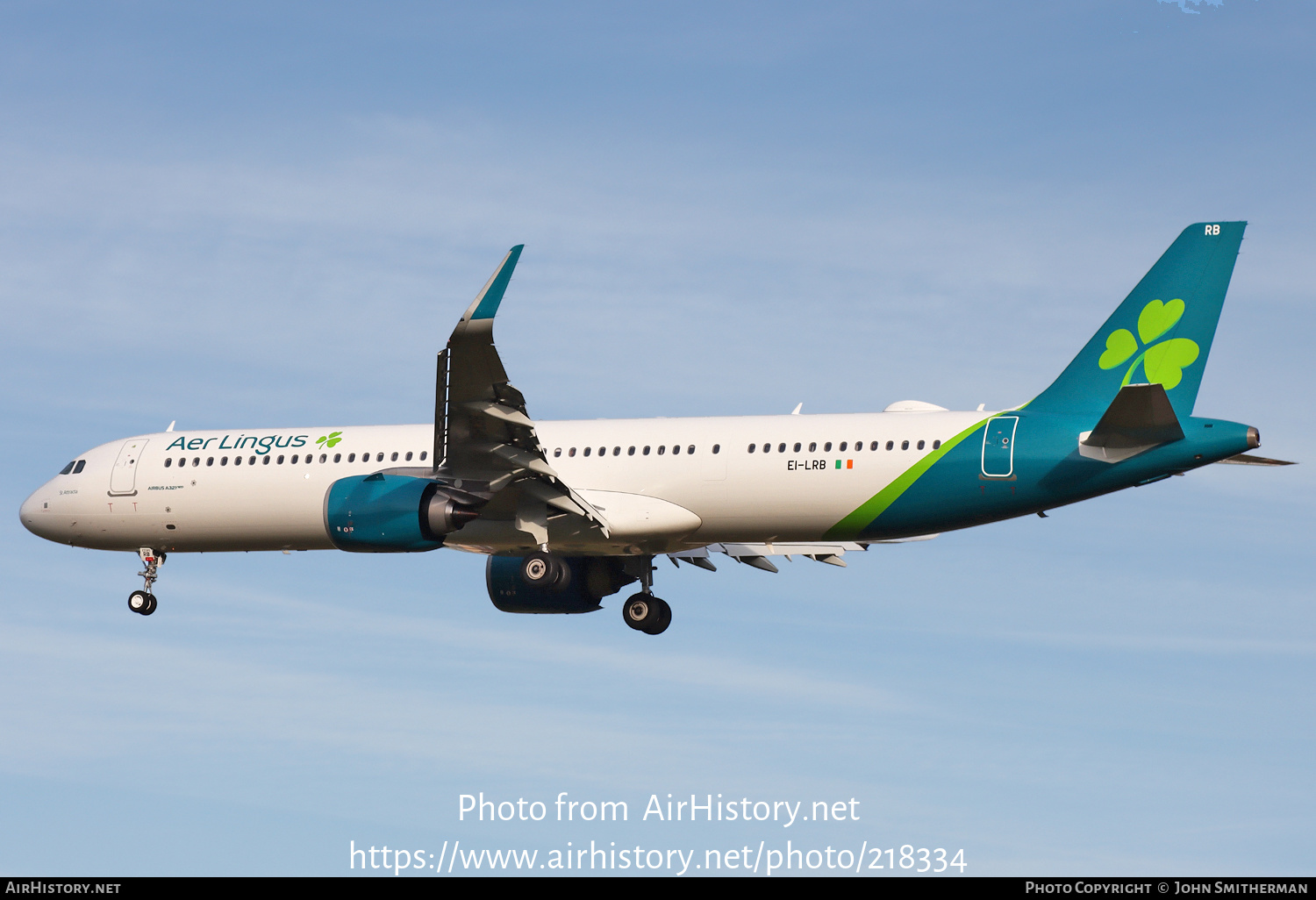 Aircraft Photo of EI-LRB | Airbus A321-253NX | Aer Lingus | AirHistory.net #218334