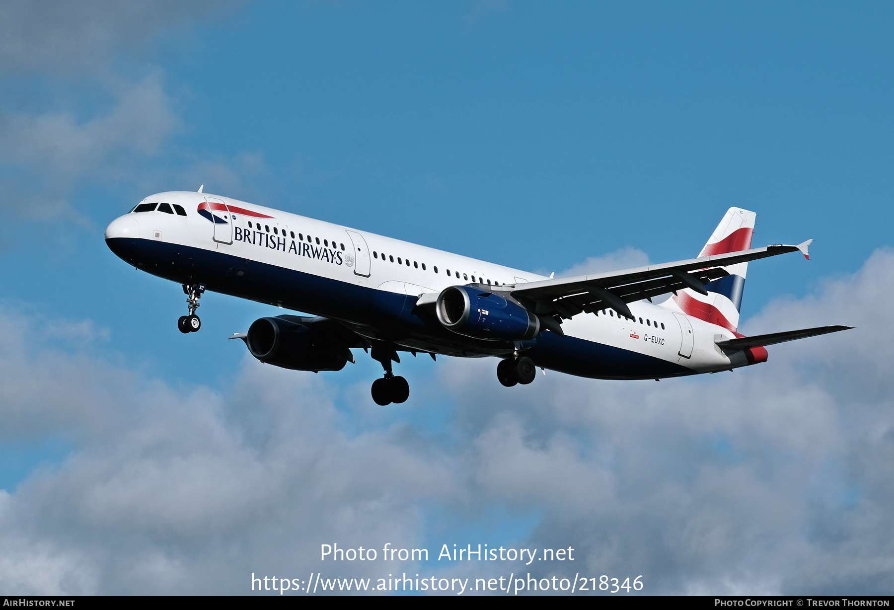 Aircraft Photo of G-EUXC | Airbus A321-231 | British Airways | AirHistory.net #218346