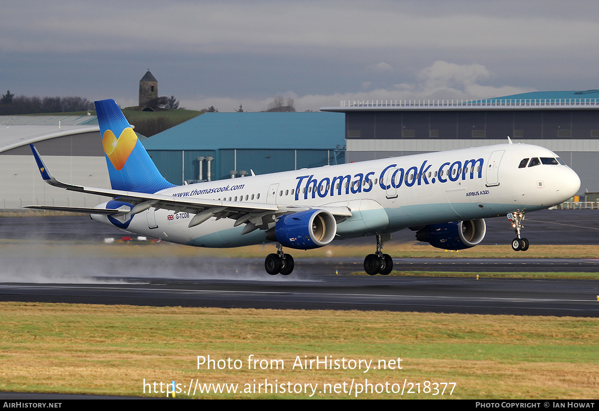 Aircraft Photo of G-TCDB | Airbus A321-211 | Thomas Cook Airlines | AirHistory.net #218377