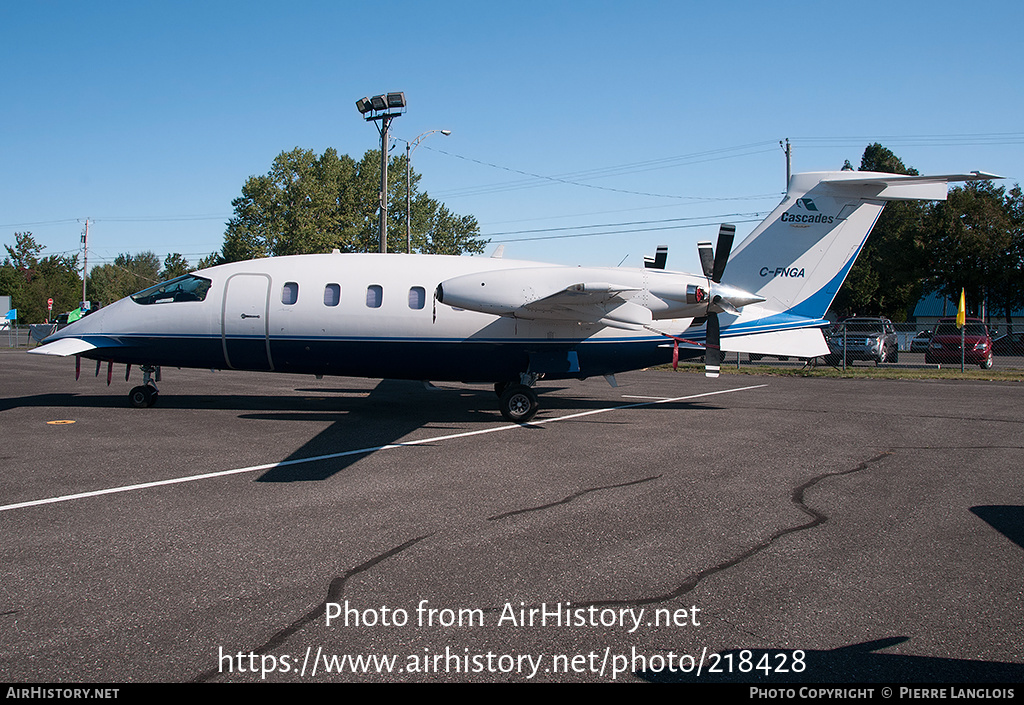 Aircraft Photo of C-FNGA | Piaggio P-180 Avanti | Cascades | AirHistory.net #218428