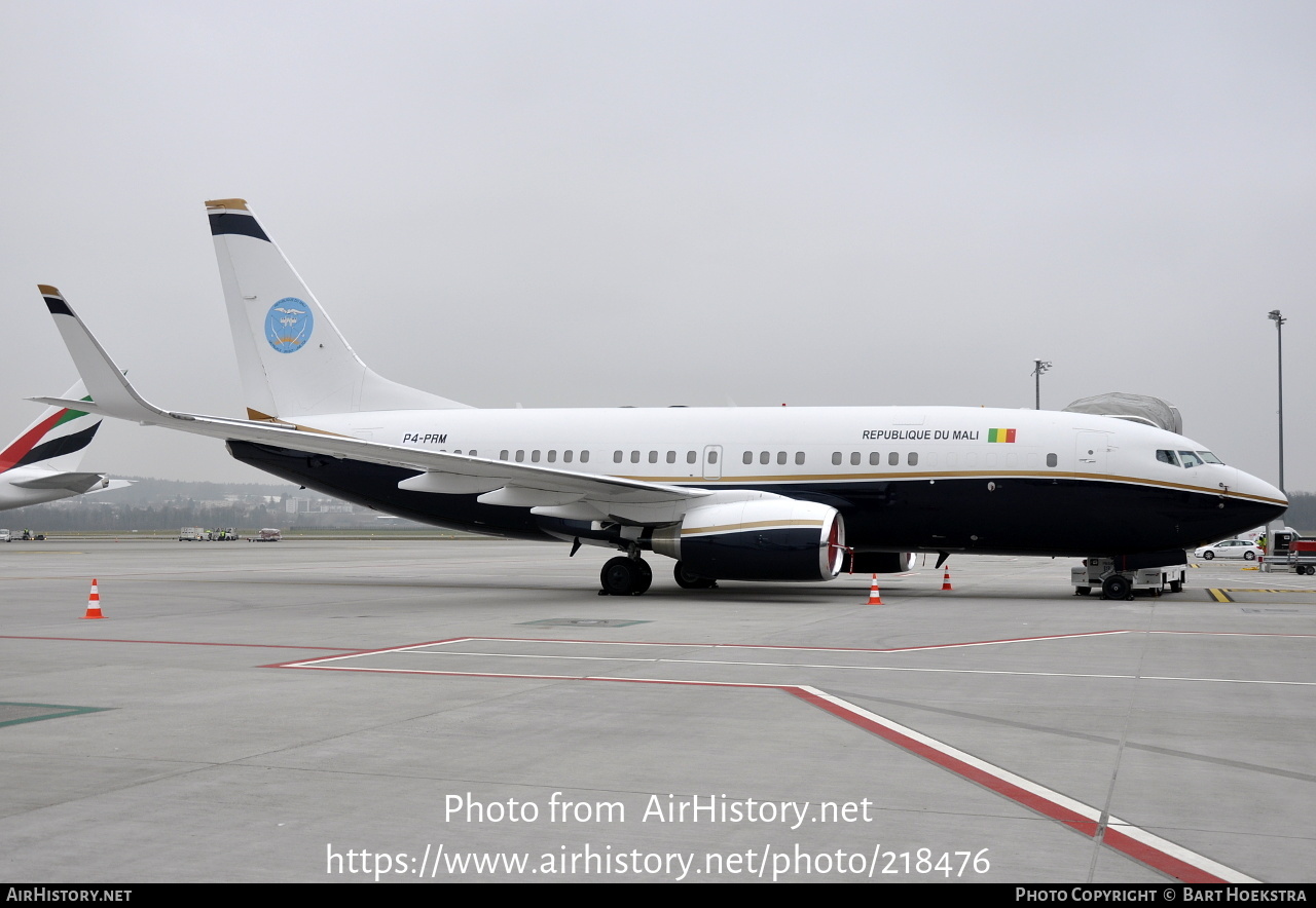 Aircraft Photo of P4-PRM | Boeing 737-7BC BBJ | République du Mali | AirHistory.net #218476