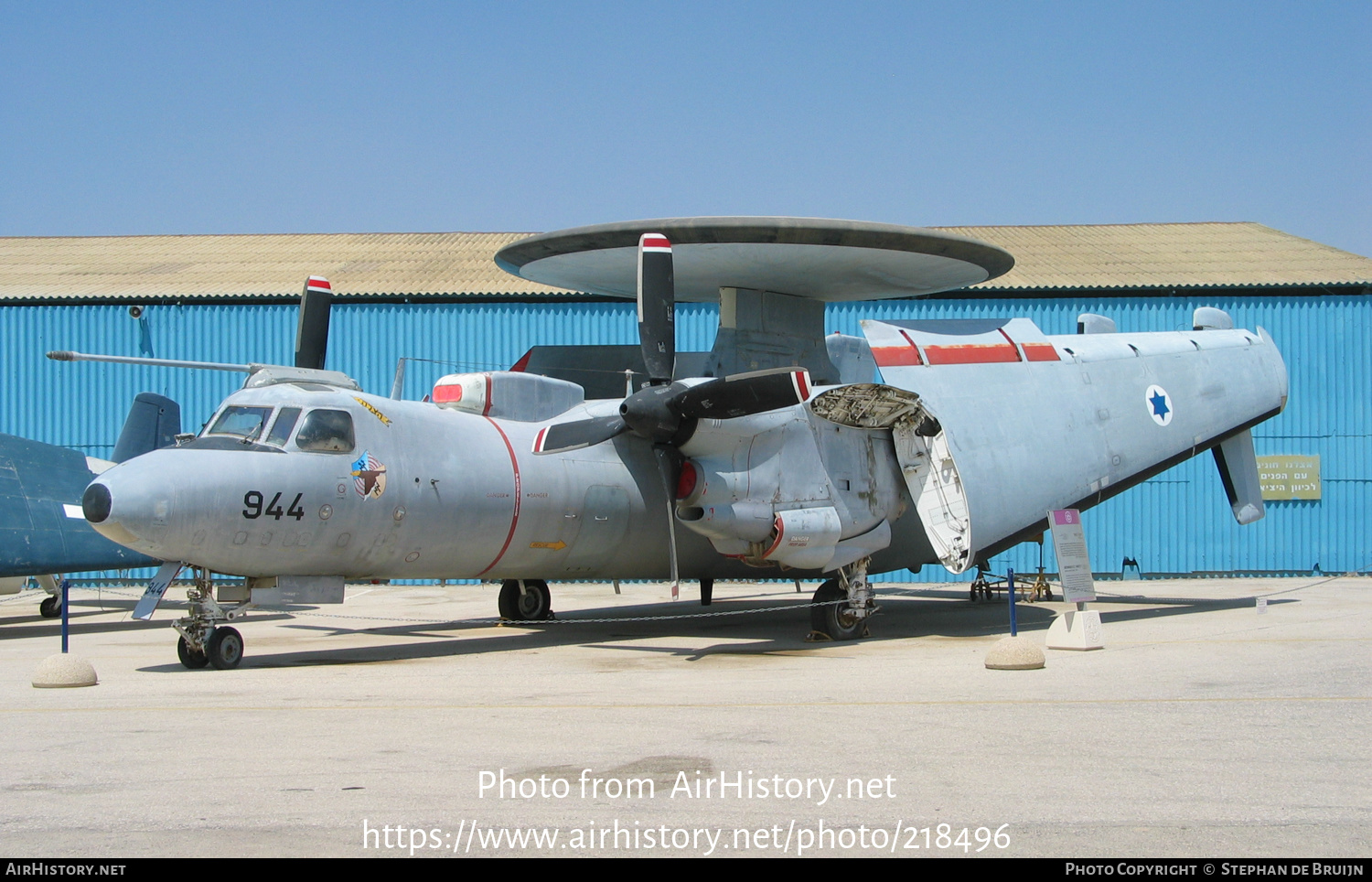 Aircraft Photo of 944 | Grumman E-2C Hawkeye (Daya) | Israel - Air Force | AirHistory.net #218496