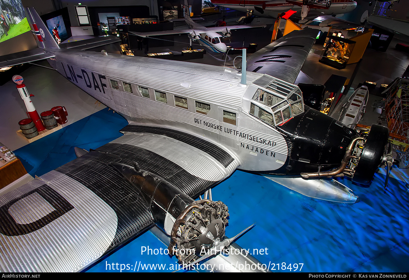 Aircraft Photo of LN-DAF | Junkers Ju 52/3m ge | Det Norske Luftfartselskap - DNL | AirHistory.net #218497