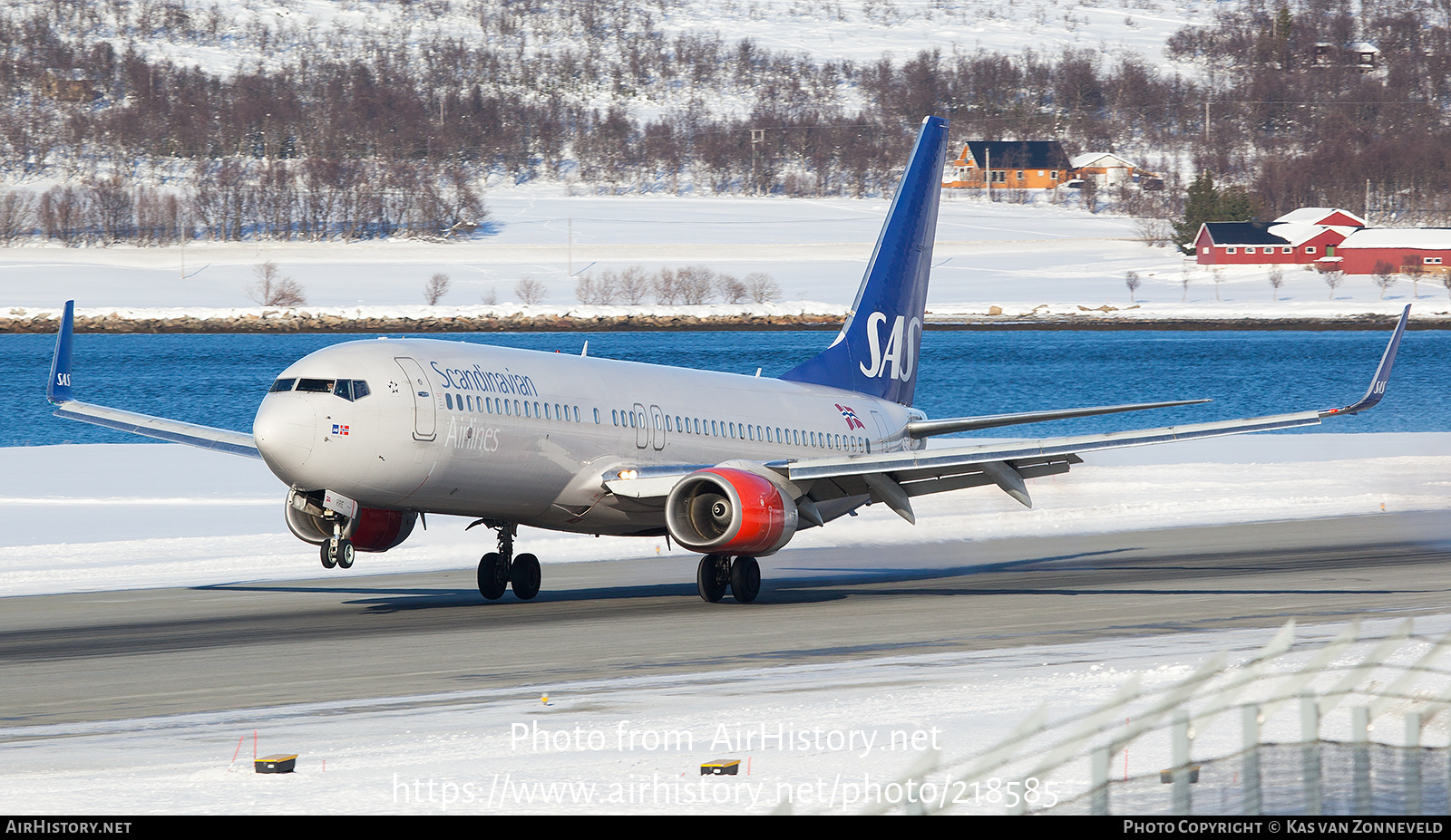 Aircraft Photo of LN-RRE | Boeing 737-85P | Scandinavian Airlines - SAS | AirHistory.net #218585